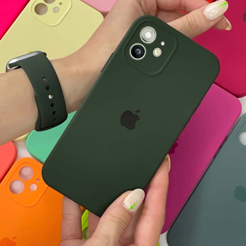 Чохол Silicone Case Full Camera для iPhone 12 mini Cyprus green Чохол Silicone Case Full Camera для iPhone 12 mini Cyprus green